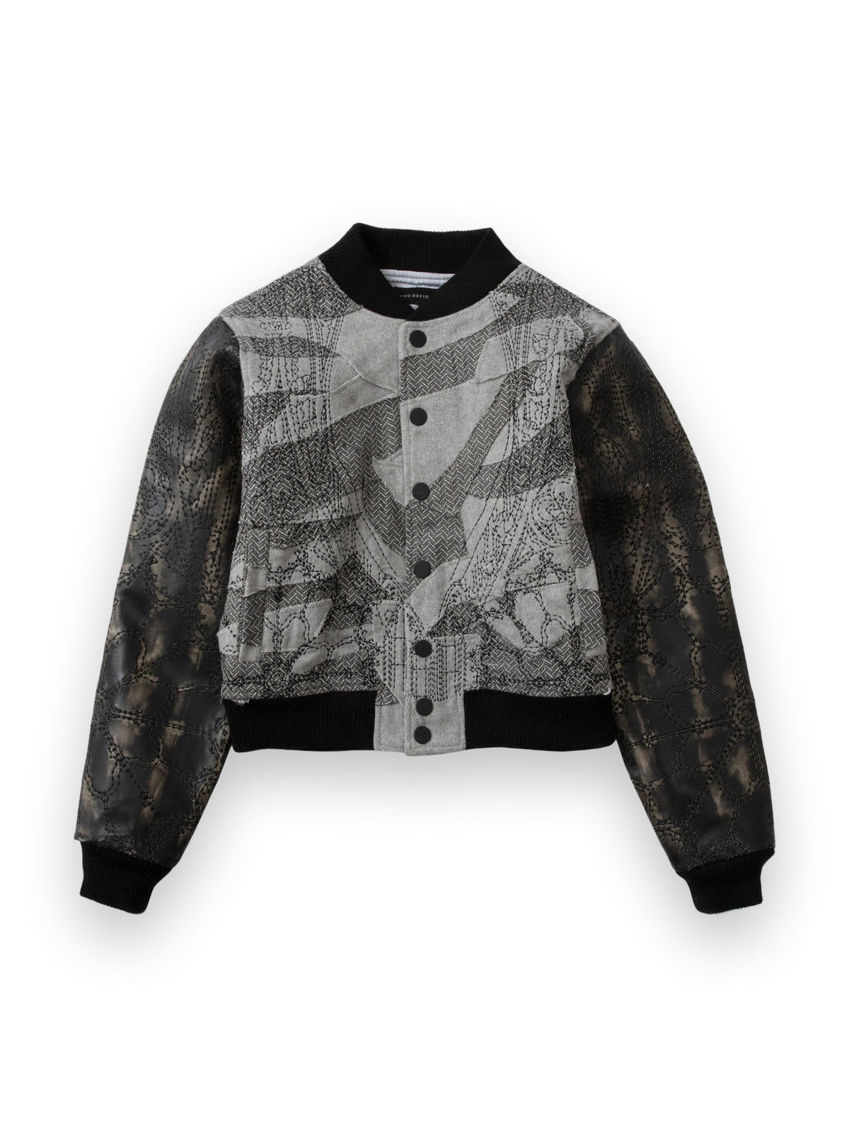 WHO DECIDES WAR NOTRE DAME VARSITY JACKET
