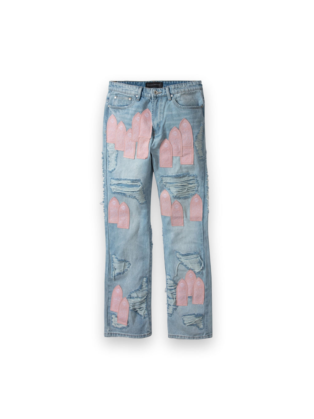 WHO DECIDES WAR EASTER PINK DENIM