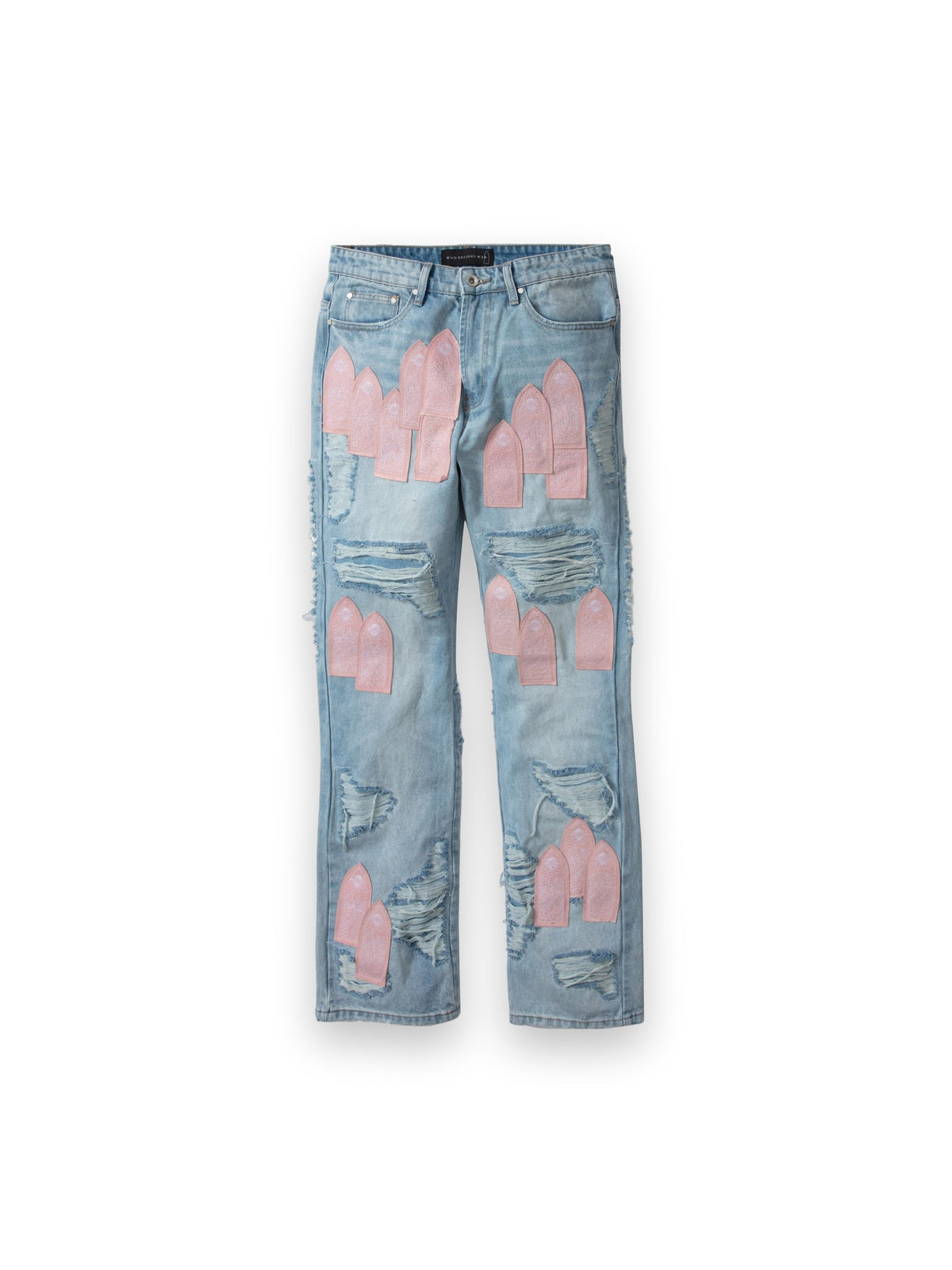 WHO DECIDES WAR EASTER PINK DENIM