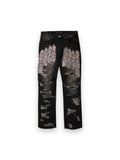 WHO DECIDES WAR PATCHED ARCH MOCHA DENIM