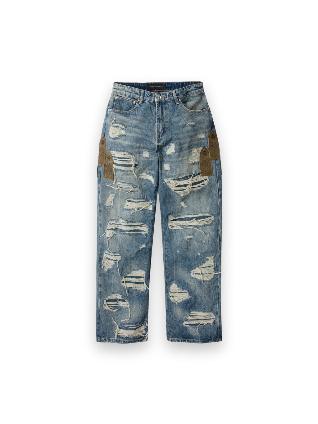 WHO DECIDES WAR SIDE PATCH RELAXATION DENIM