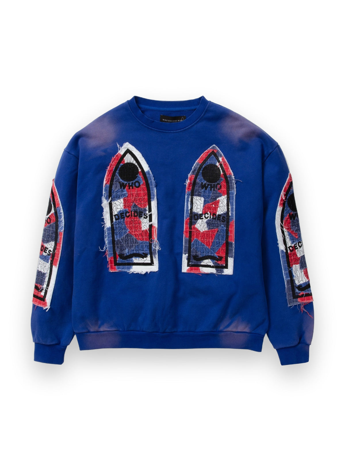 WHO DECIDES WAR GLORY FABRICATED PULLOVER