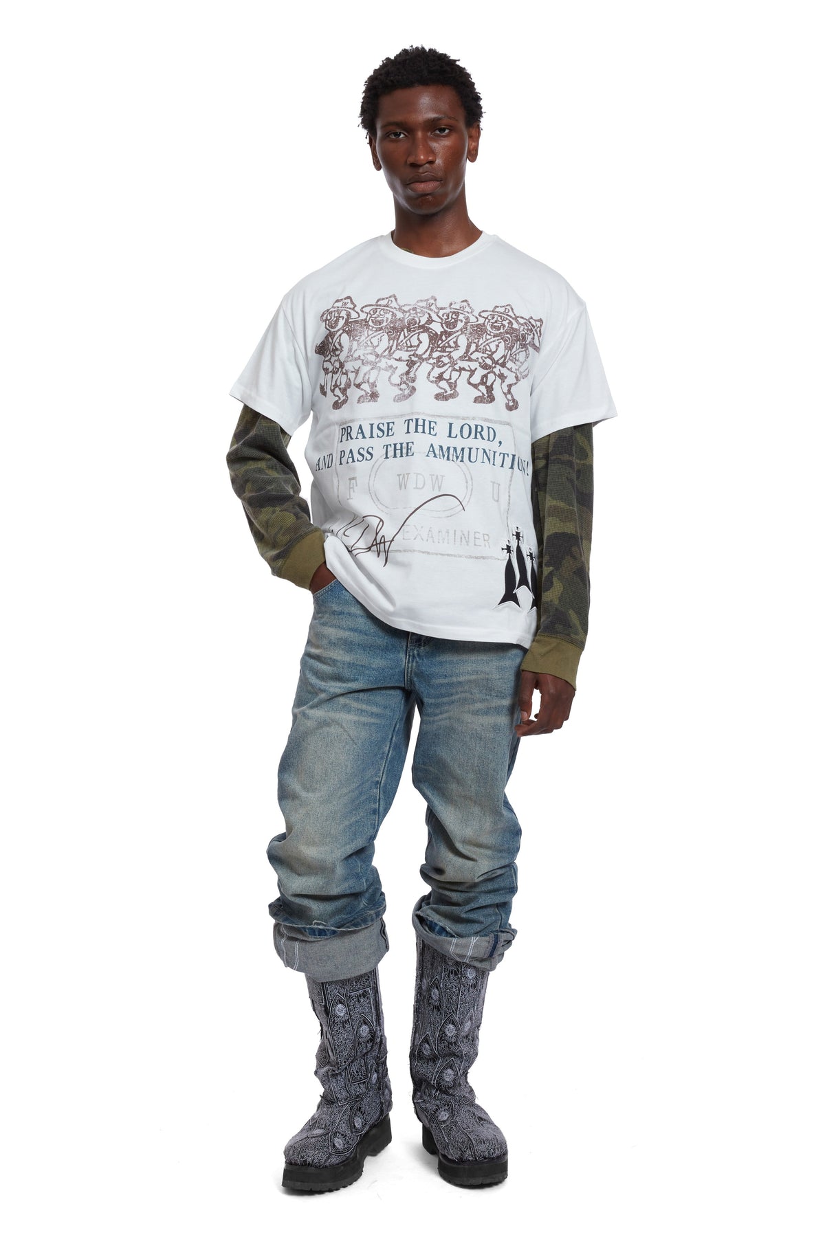 WHO DECIDES WAR POSTAL JERSEY SHORT SLEEVE — vista 8