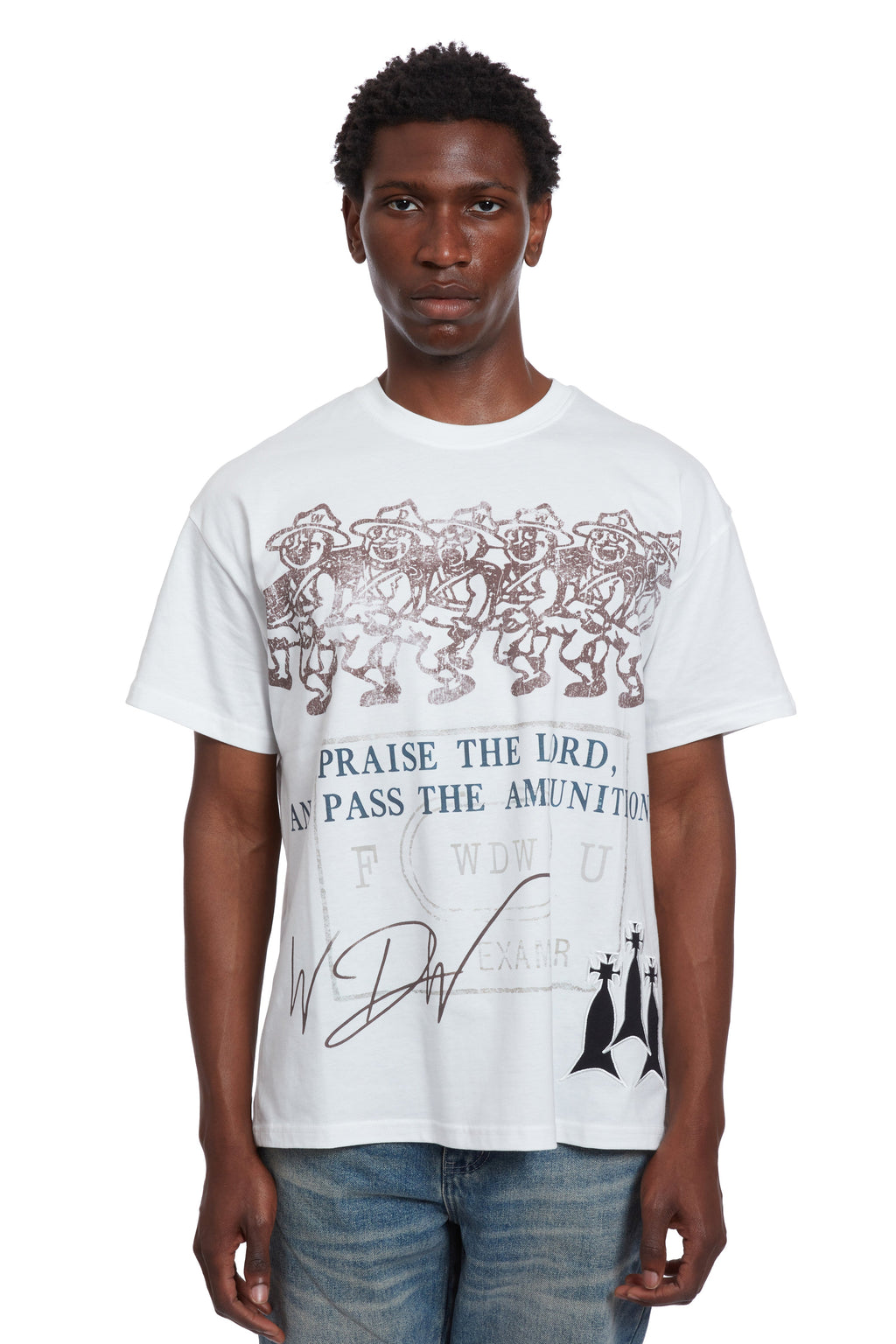 WHO DECIDES WAR POSTAL JERSEY SHORT SLEEVE — vista 4