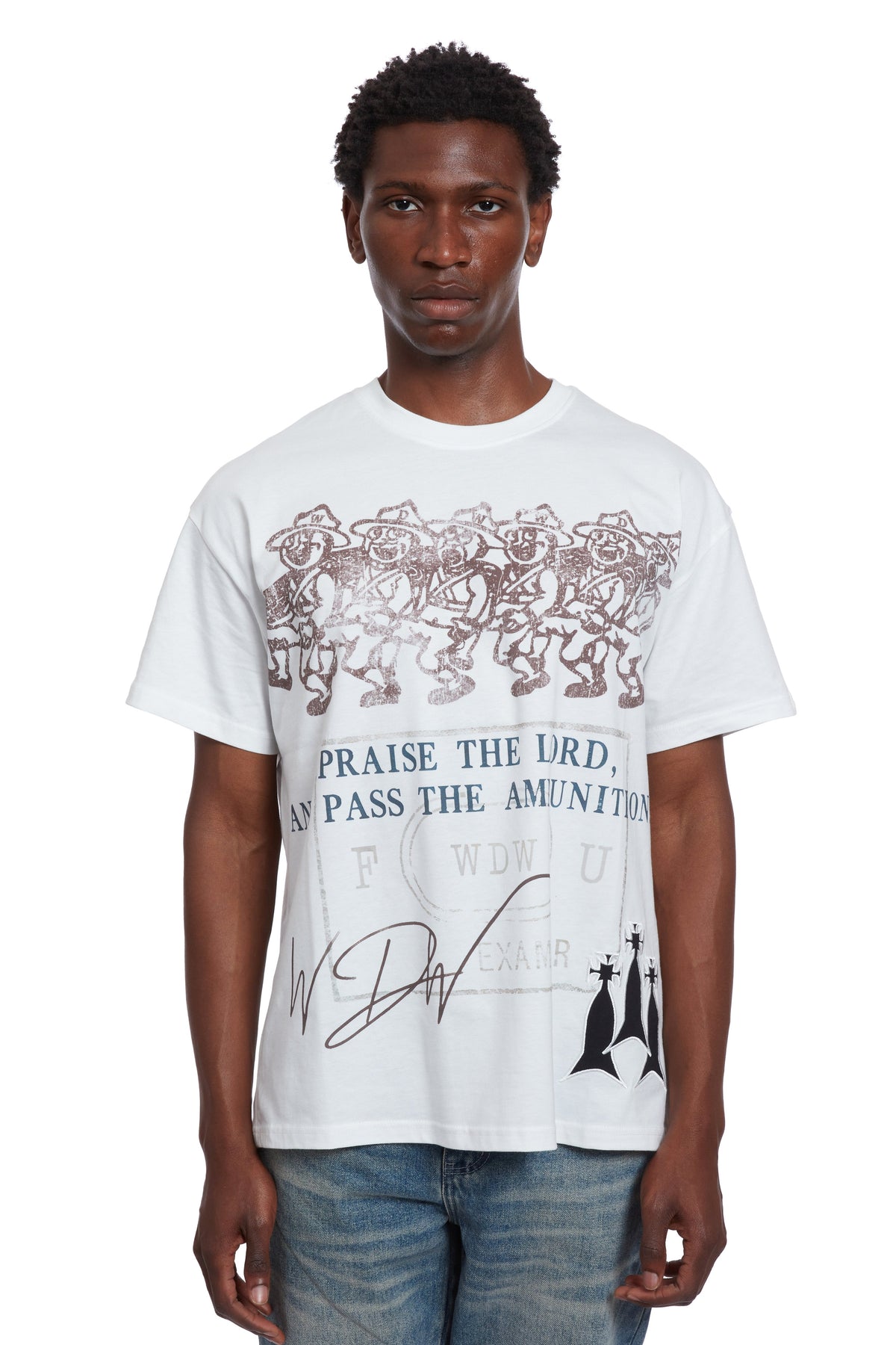 WHO DECIDES WAR POSTAL JERSEY SHORT SLEEVE — vista 4