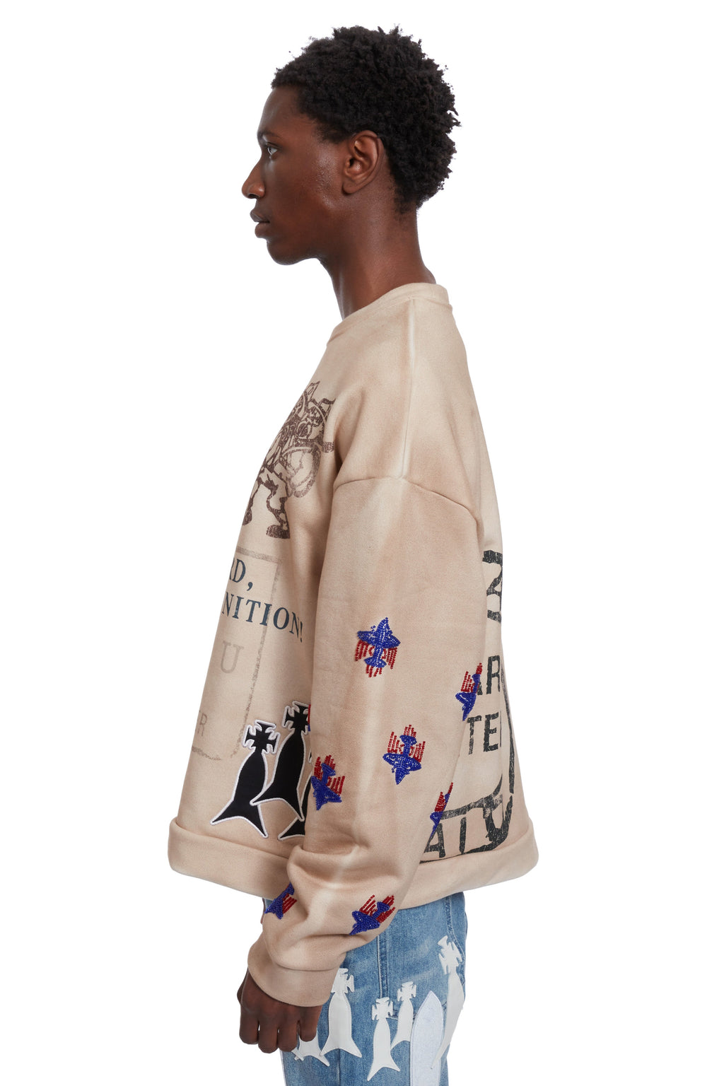 WHO DECIDES WAR AMMUNITION CREWNECK — vista 6