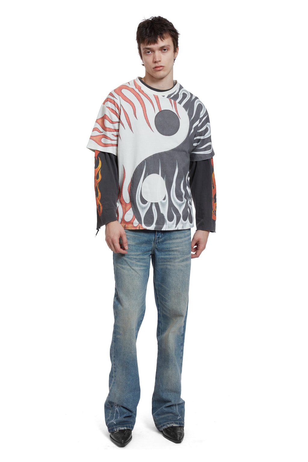 WHO DECIDES WAR YIN YANG JERSEY SHORT SLEEVE — vista 8