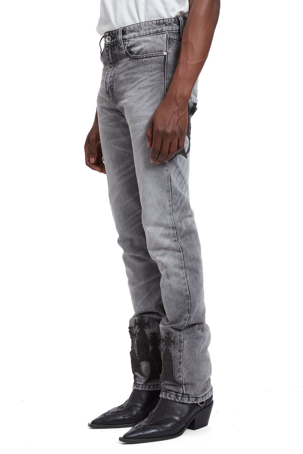 WHO DECIDES WAR SLIM FIT TWILIGHT WASH WITH PATCHES — vista 4