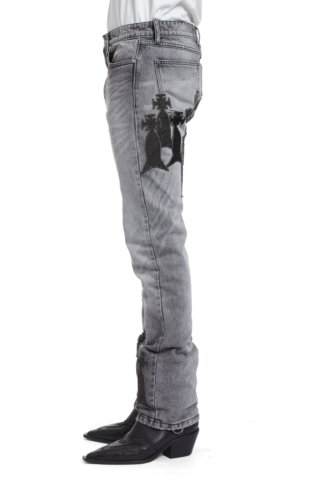 WHO DECIDES WAR SLIM FIT TWILIGHT WASH WITH PATCHES — vista 5