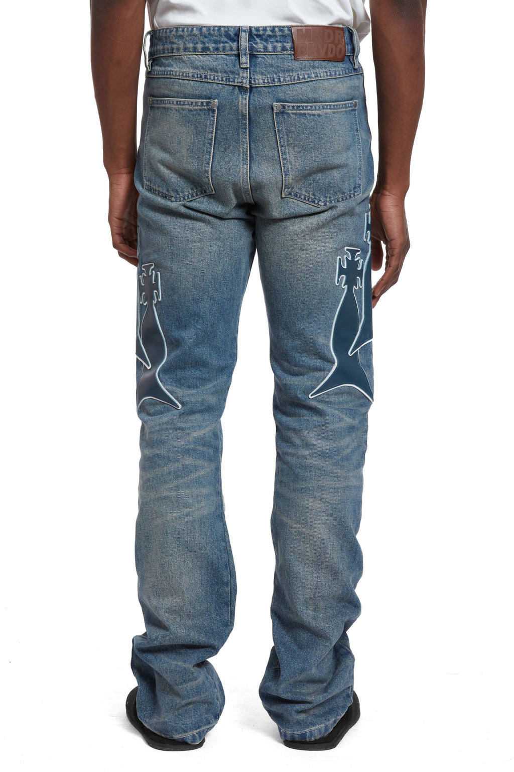 WHO DECIDES WAR SLIM FIT MEDIAN WASH WITH REPAIR — vista 6