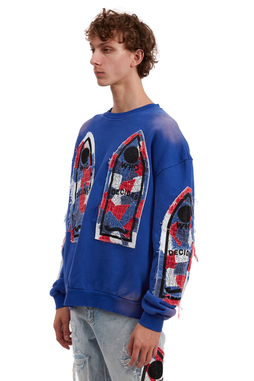 WHO DECIDES WAR GLORY FABRICATED PULLOVER — vista 4