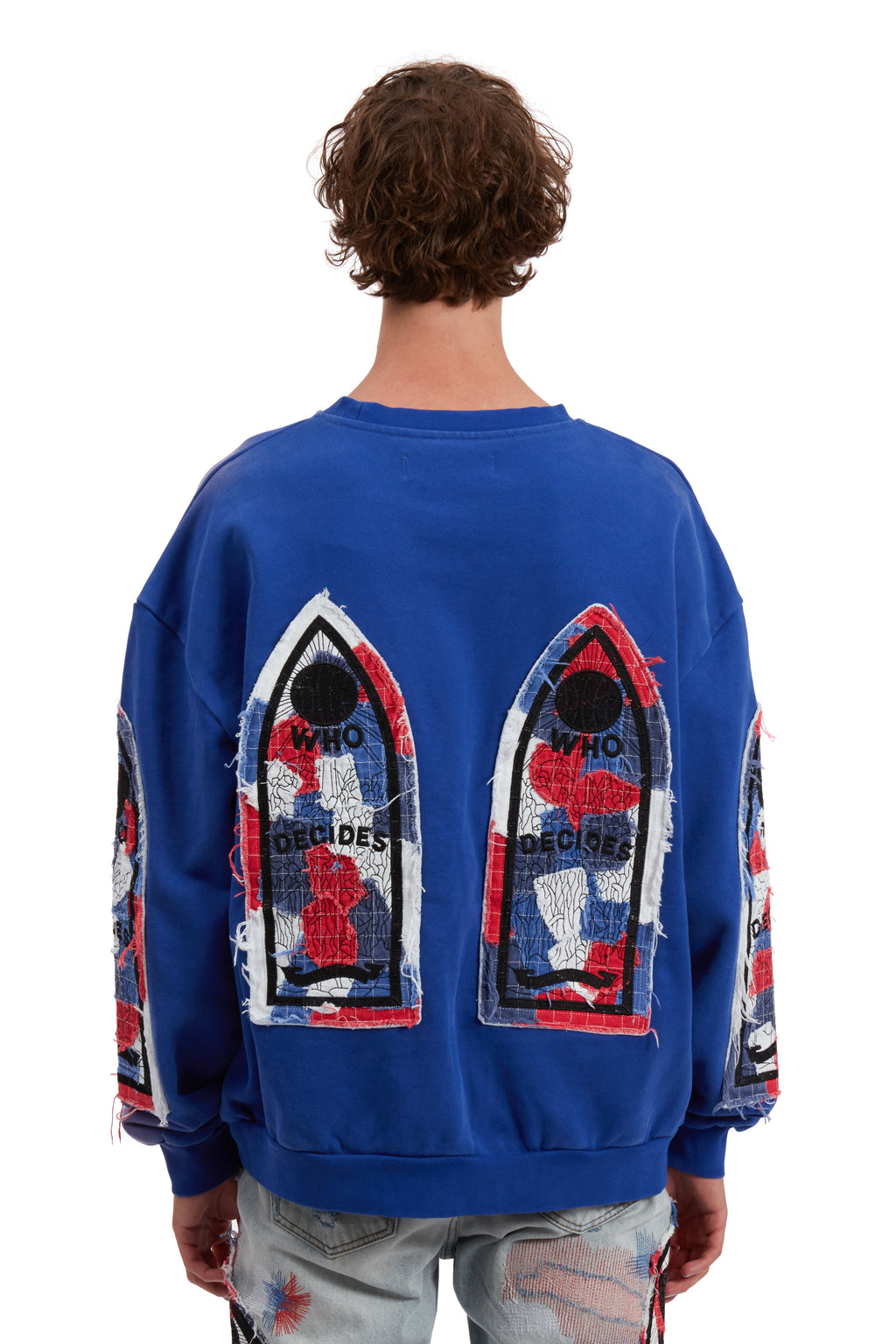 WHO DECIDES WAR GLORY FABRICATED PULLOVER — vista 6