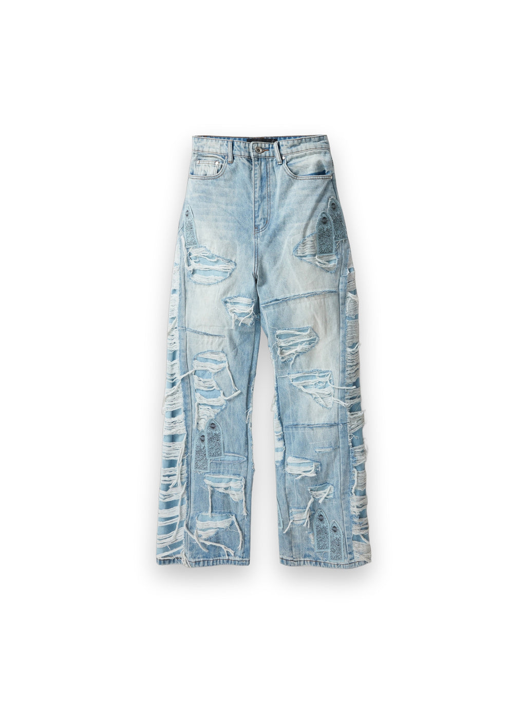 WHO DECIDES WAR FULL DISTRESS ARCH DENIM