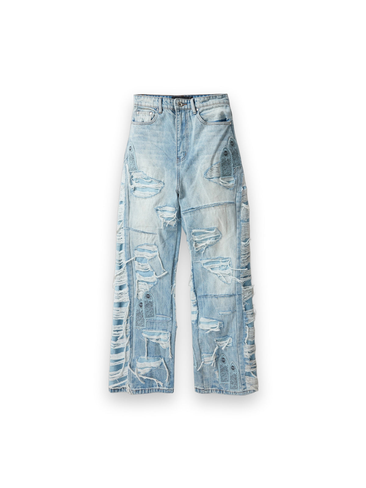 WHO DECIDES WAR FULL DISTRESS ARCH DENIM