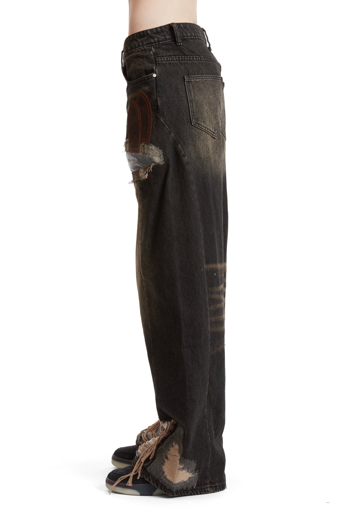 WHO DECIDES WAR LOW RISE ORGANZA OVERLAY PANT — vista 5