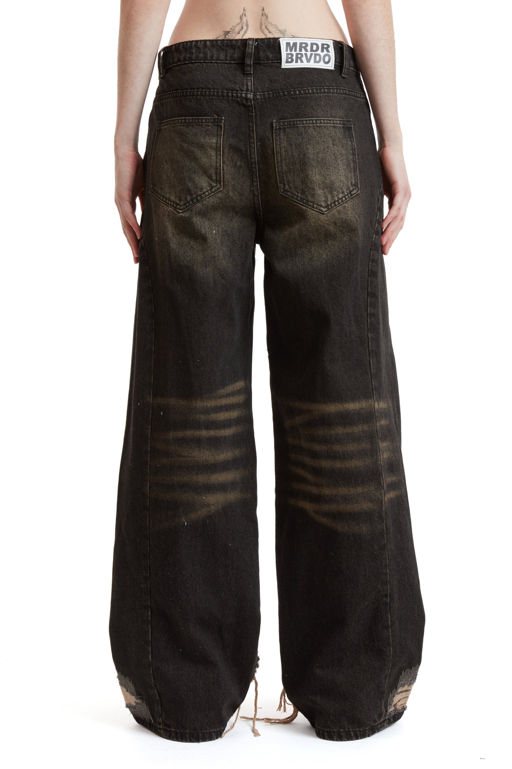 WHO DECIDES WAR LOW RISE ORGANZA OVERLAY PANT — vista 6
