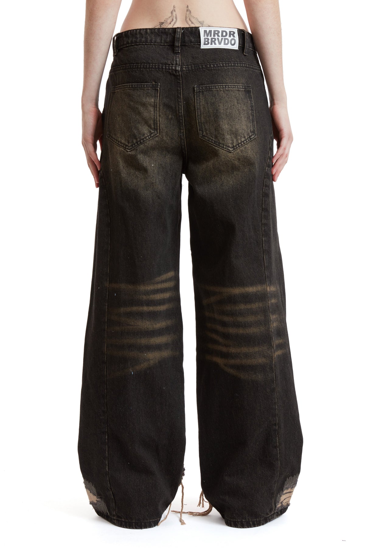WHO DECIDES WAR LOW RISE ORGANZA OVERLAY PANT — vista 6