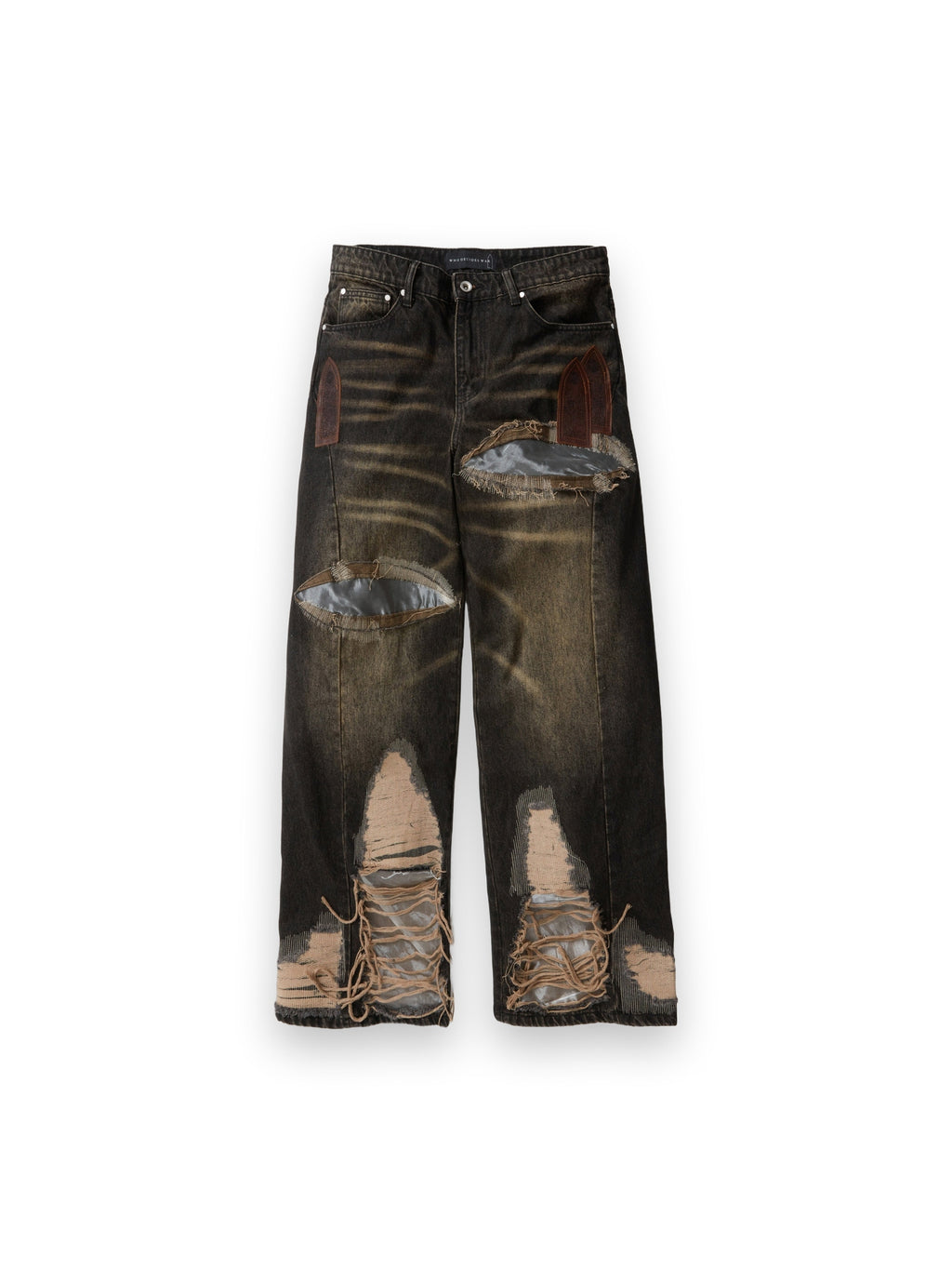 WHO DECIDES WAR LOW RISE ORGANZA OVERLAY PANT