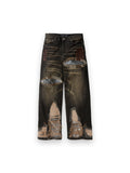 WHO DECIDES WAR LOW RISE ORGANZA OVERLAY PANT