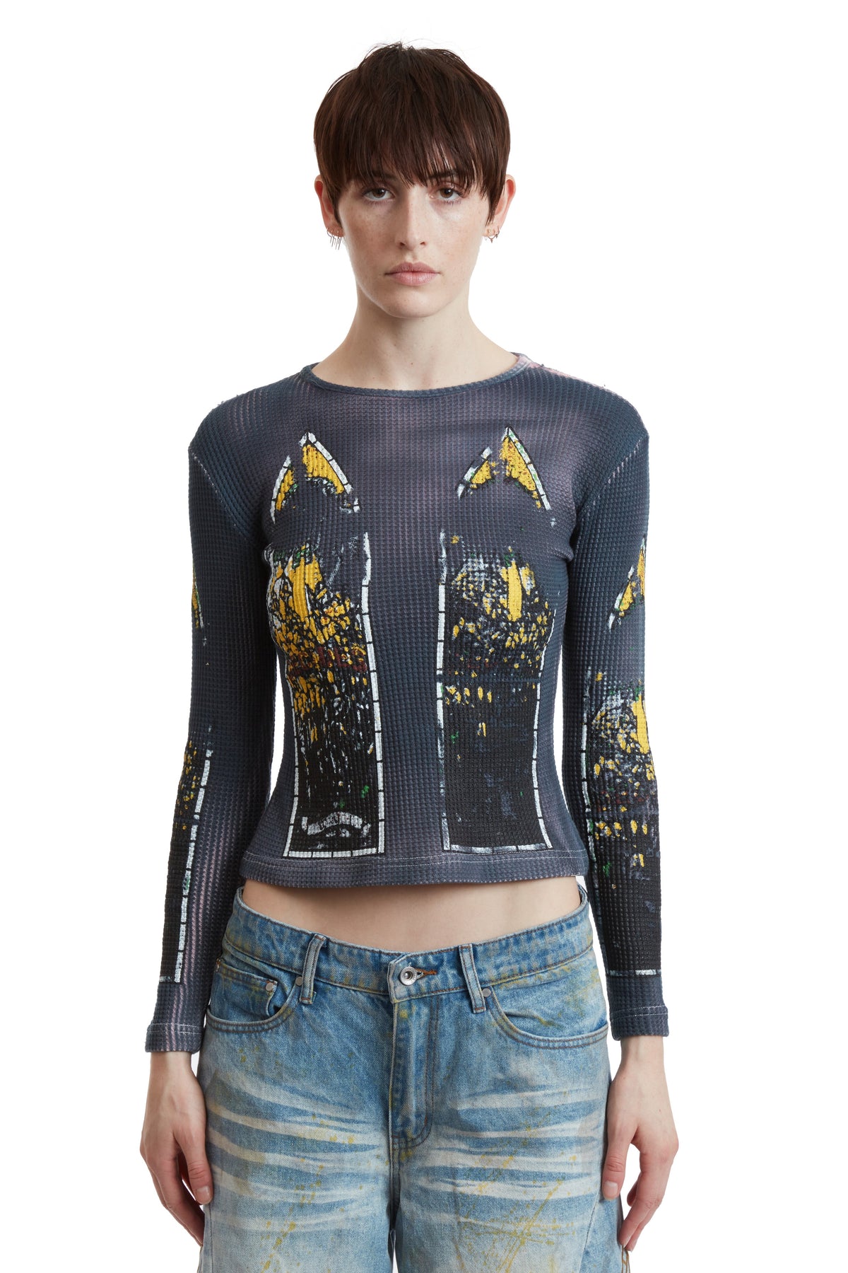 WHO DECIDES WAR FADED GLASS THERMAL LONG-SLEEVE — vista 3