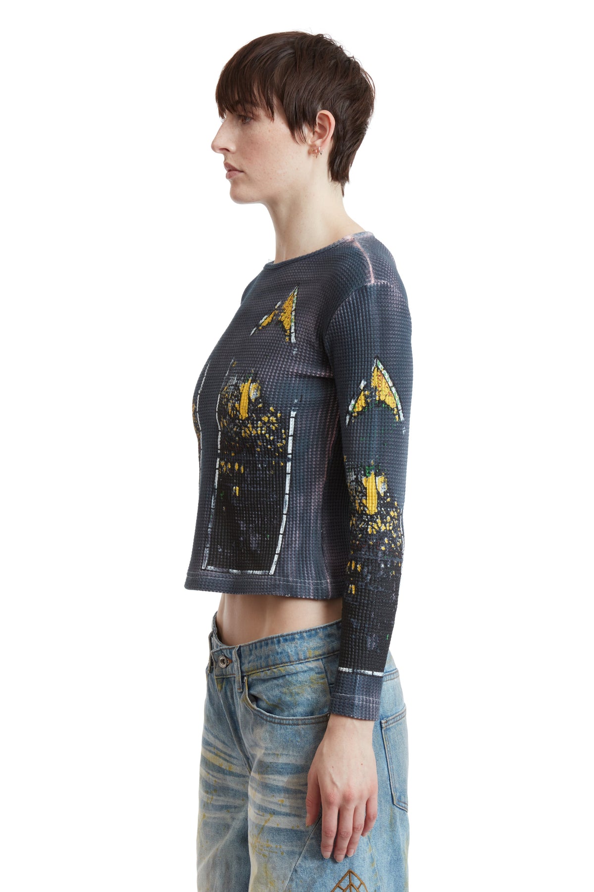 WHO DECIDES WAR FADED GLASS THERMAL LONG-SLEEVE — vista 4