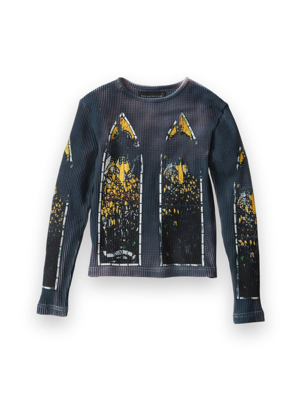 WHO DECIDES WAR FADED GLASS THERMAL LONG-SLEEVE