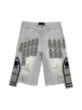 WHO DECIDES WAR ARCHED CARPENTER SHORT VINTAGE GREY WHO DECIDES WAR The Hype Company