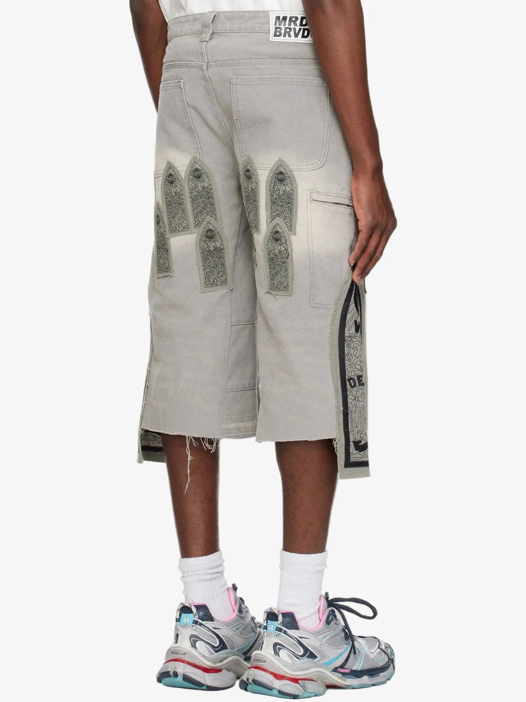 WHO DECIDES WAR ARCHED CARPENTER SHORT VINTAGE GREY WHO DECIDES WAR The Hype Company