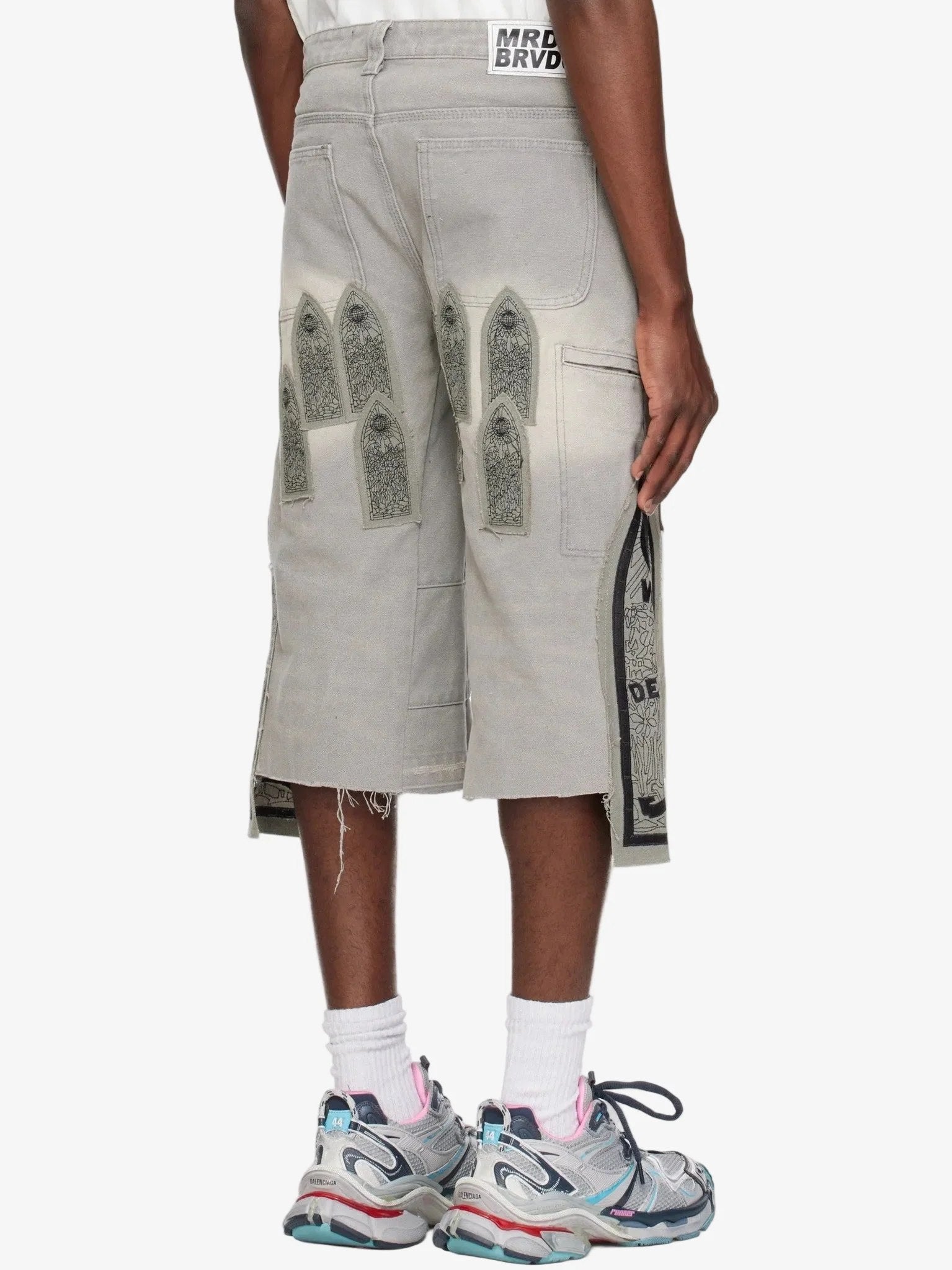 WHO DECIDES WAR ARCHED CARPENTER SHORT VINTAGE GREY WHO DECIDES WAR The Hype Company