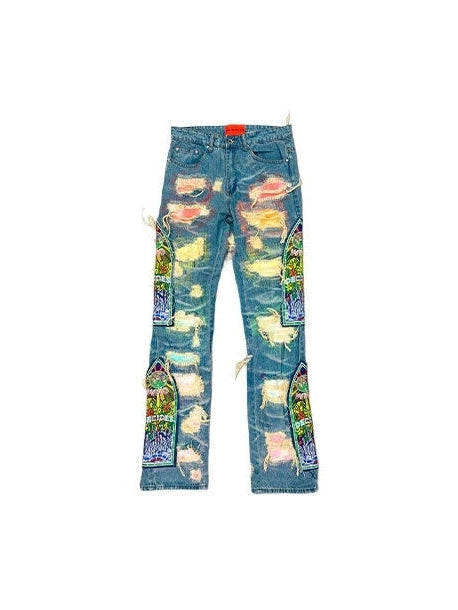 WHO DECIDES WAR ROYGBIV FUSION DENIM WHO DECIDES WAR The Hype Company