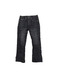WHO DECIDES WAR SSENSE EXCLUSIVE BLACK STUD CINCHED JEANS WHO DECIDES WAR The Hype Company