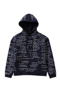 WHO DECIDES WAR WDW SCRIPTURE HOODED PULLOVER NAVY