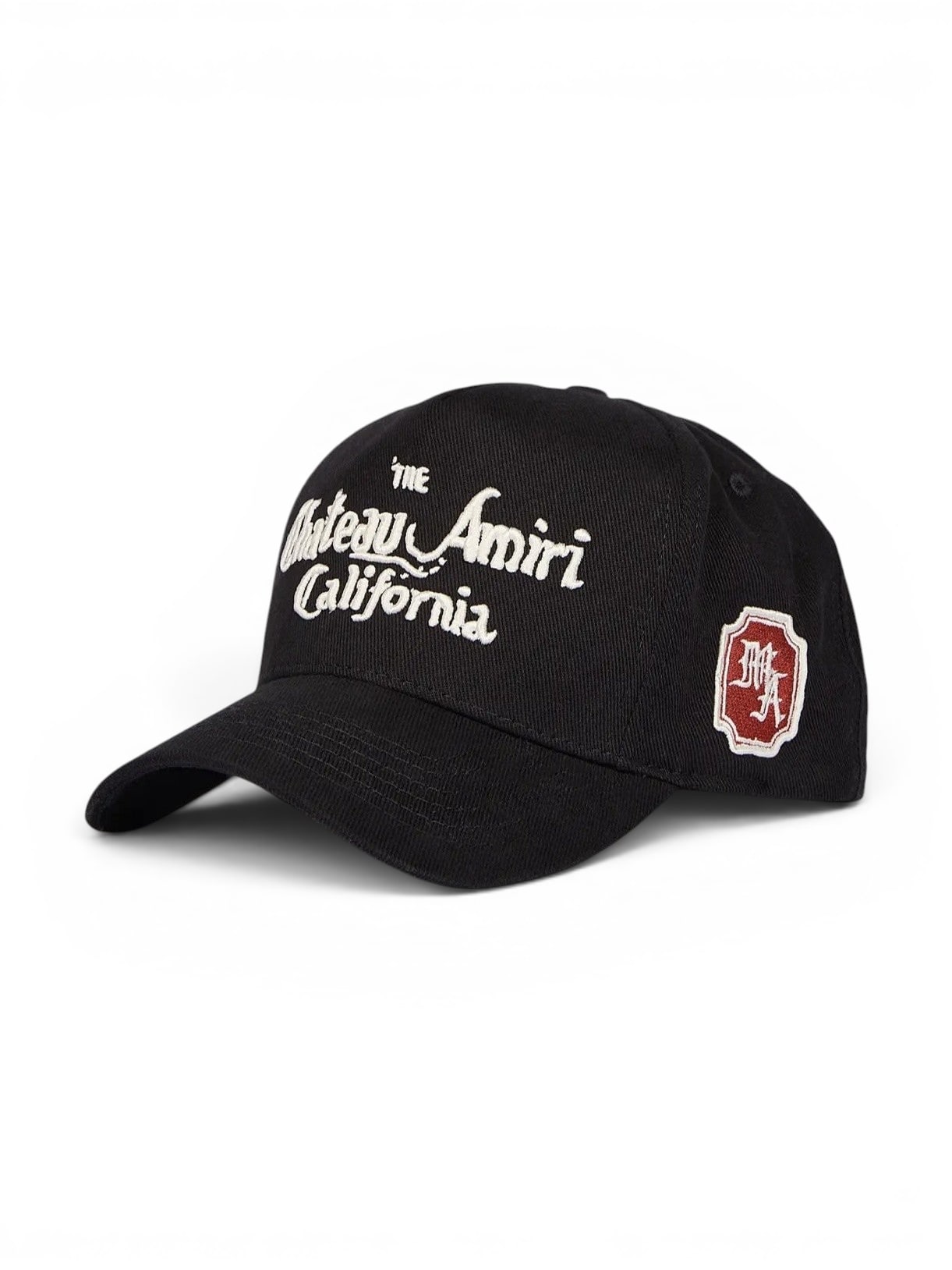 AMIRI CHATEU BLACK EMBROIDERY HAT