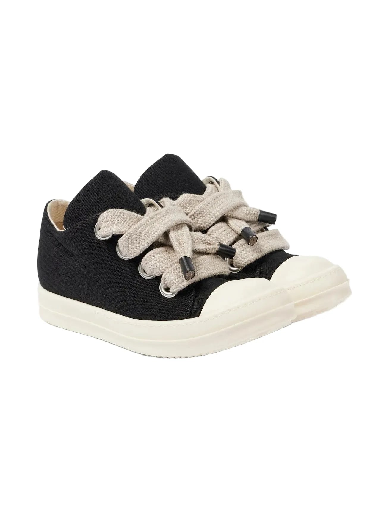 RICK OWENS JUMBO LACES CANVAS SNEAKERS