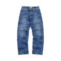 CORTEIZ HANDWRITTEN BAGGY JEANS MIDWASH INDIGO