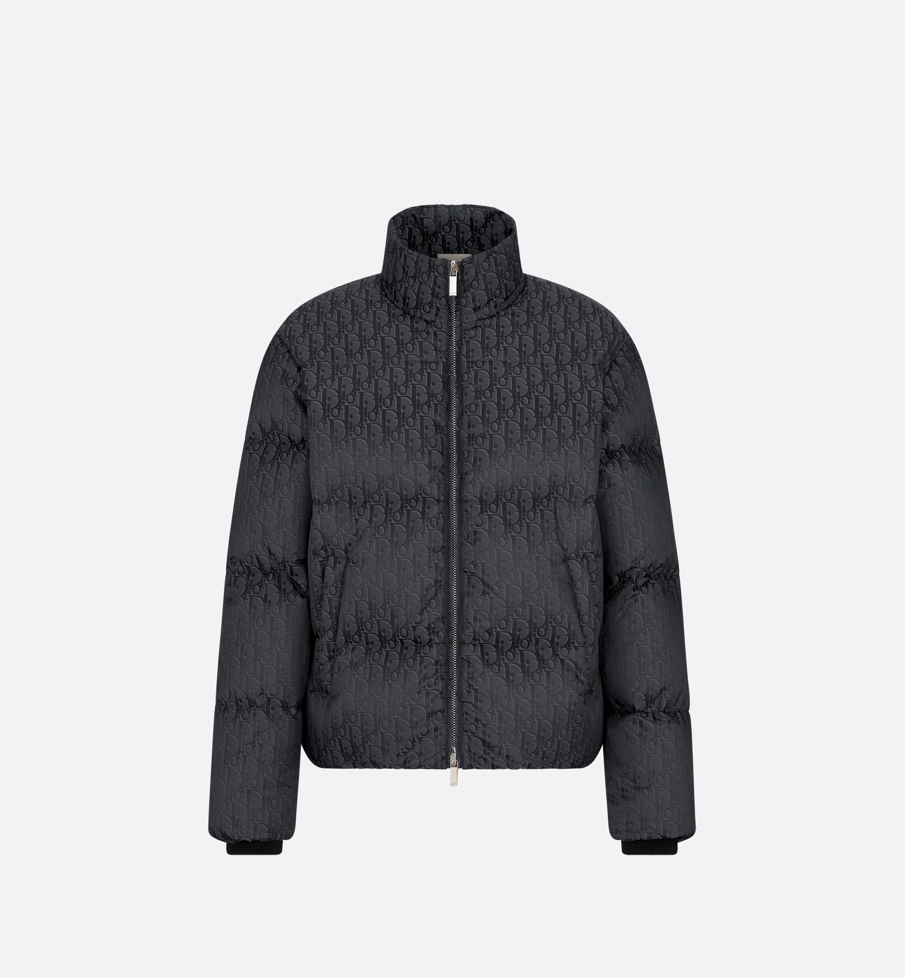 DIOR OBLIQUE DOWN PUFFER JACKET BLACK