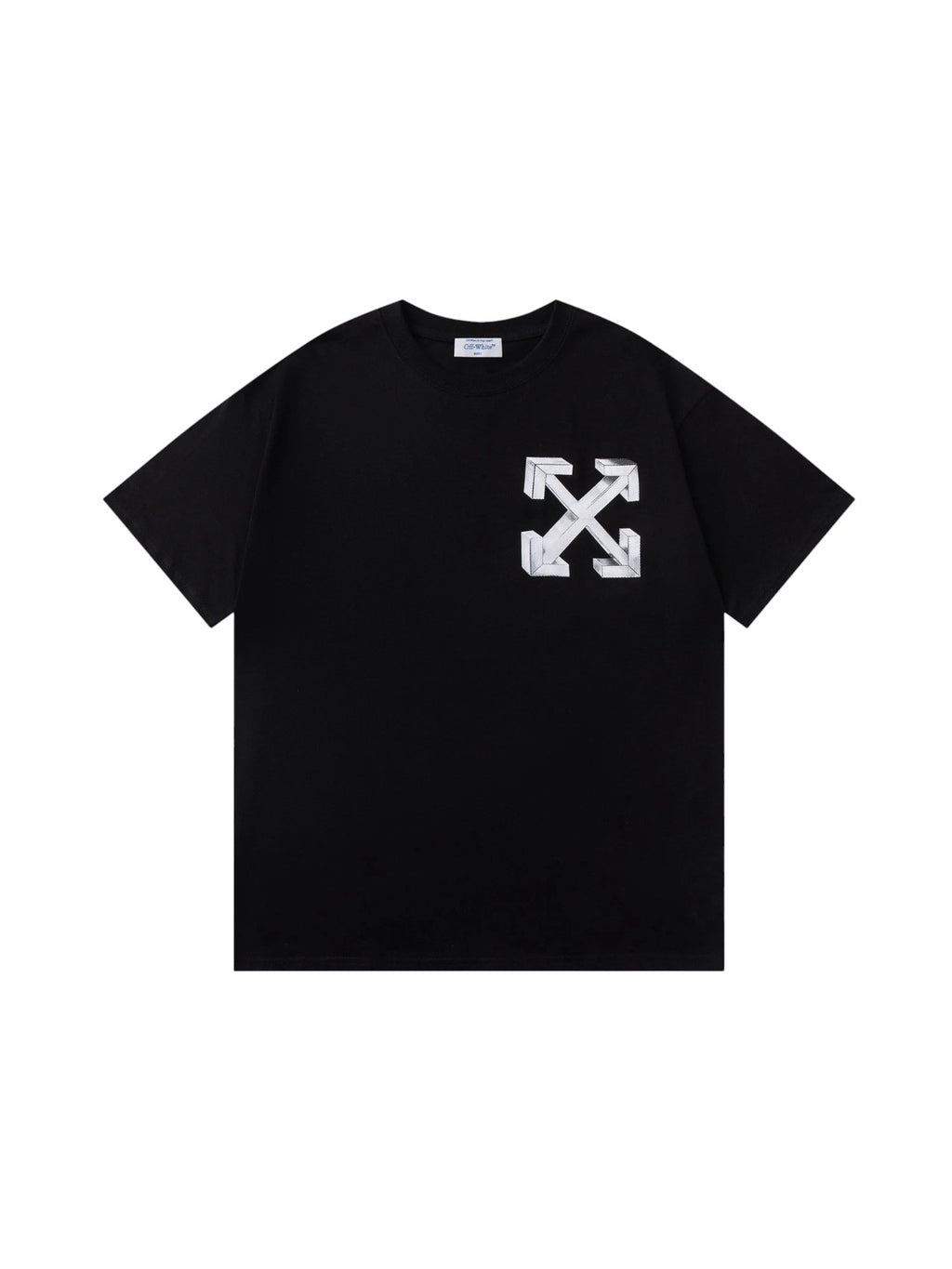 OFF WHITE METALLIC OFF T-SHIRT BLACK