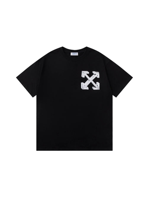 OFF WHITE METALLIC OFF T-SHIRT BLACK