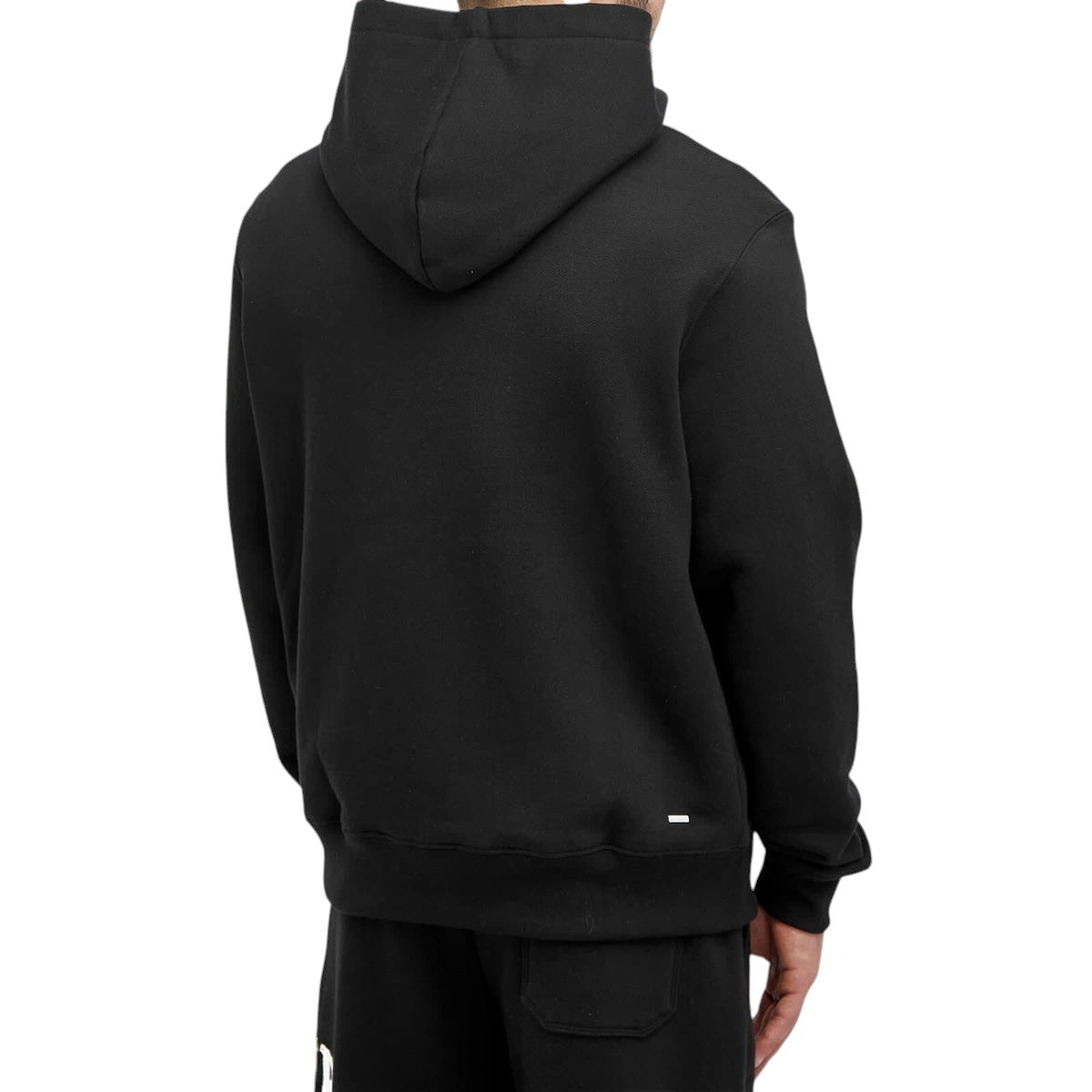 AMIRI ART DISTRICT HOODIE BLACK DISTRESSED