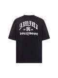 AMIRI HOLLYWOOD T-SHIRT OVERSIZE BLACK