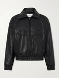 YVES SAINT LAURENT LEATHER JACKET BLACK