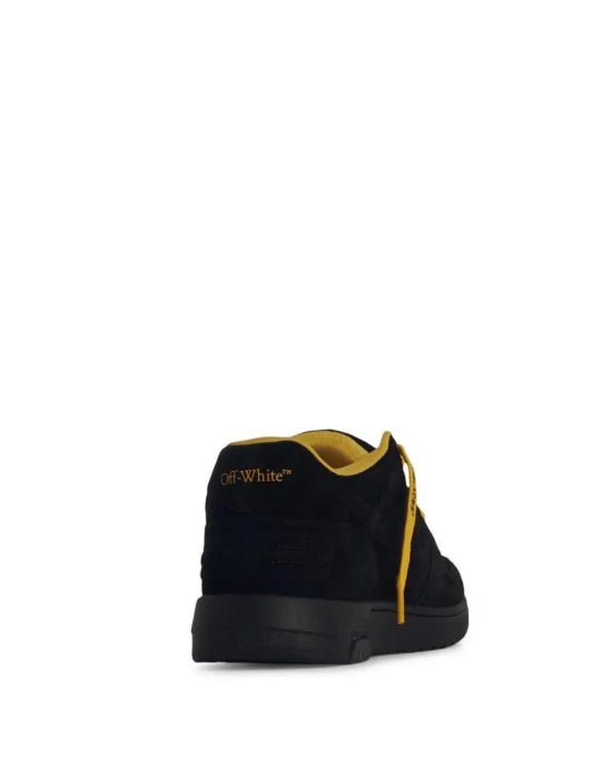OFF WHITE OUT OF OFFICE BLACK YELLOW SUEDE