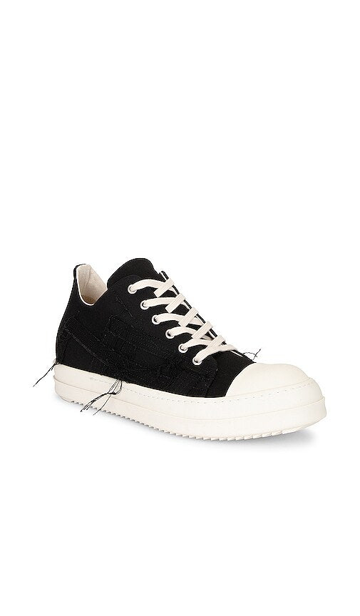 RICK OWENS RAMONES LOW SLASH DISTRESSED