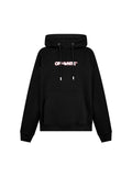 OFF-WHITE BLACK ROUND SKATE HOODIE