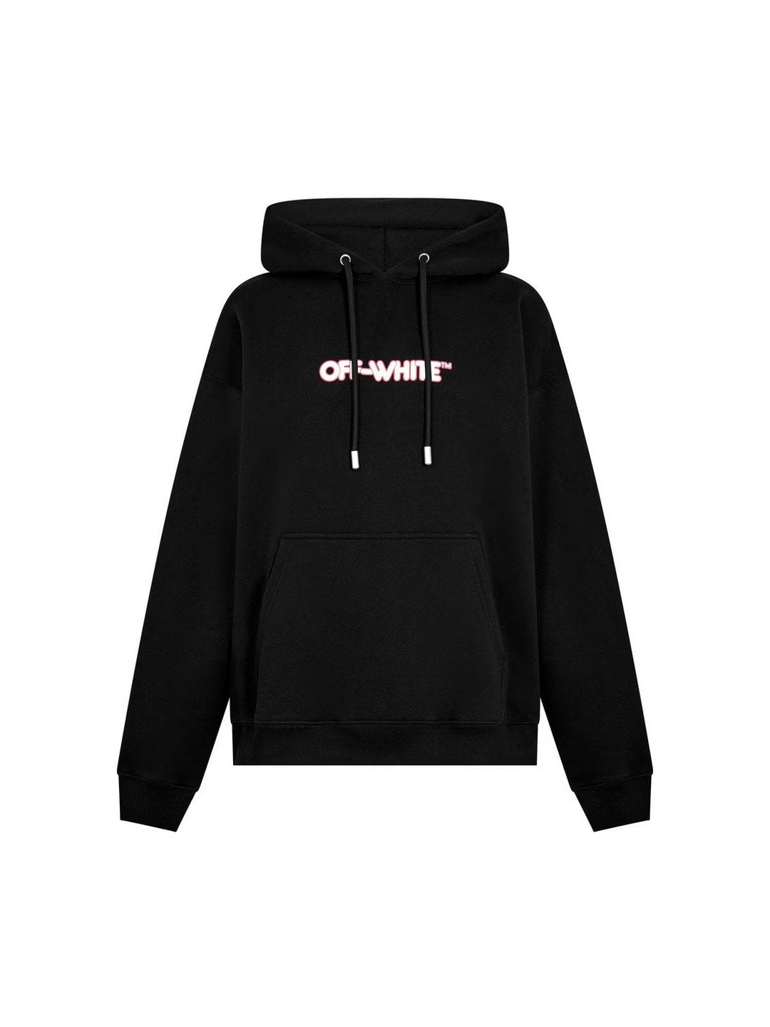 OFF-WHITE BLACK ROUND SKATE HOODIE