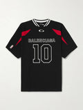 BALENCIAGA NBA OVERSIZE JERSEY BLACK