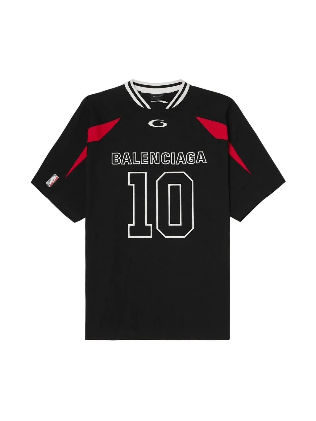 BALENCIAGA NBA OVERSIZE JERSEY BLACK
