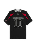 BALENCIAGA NBA OVERSIZE JERSEY BLACK