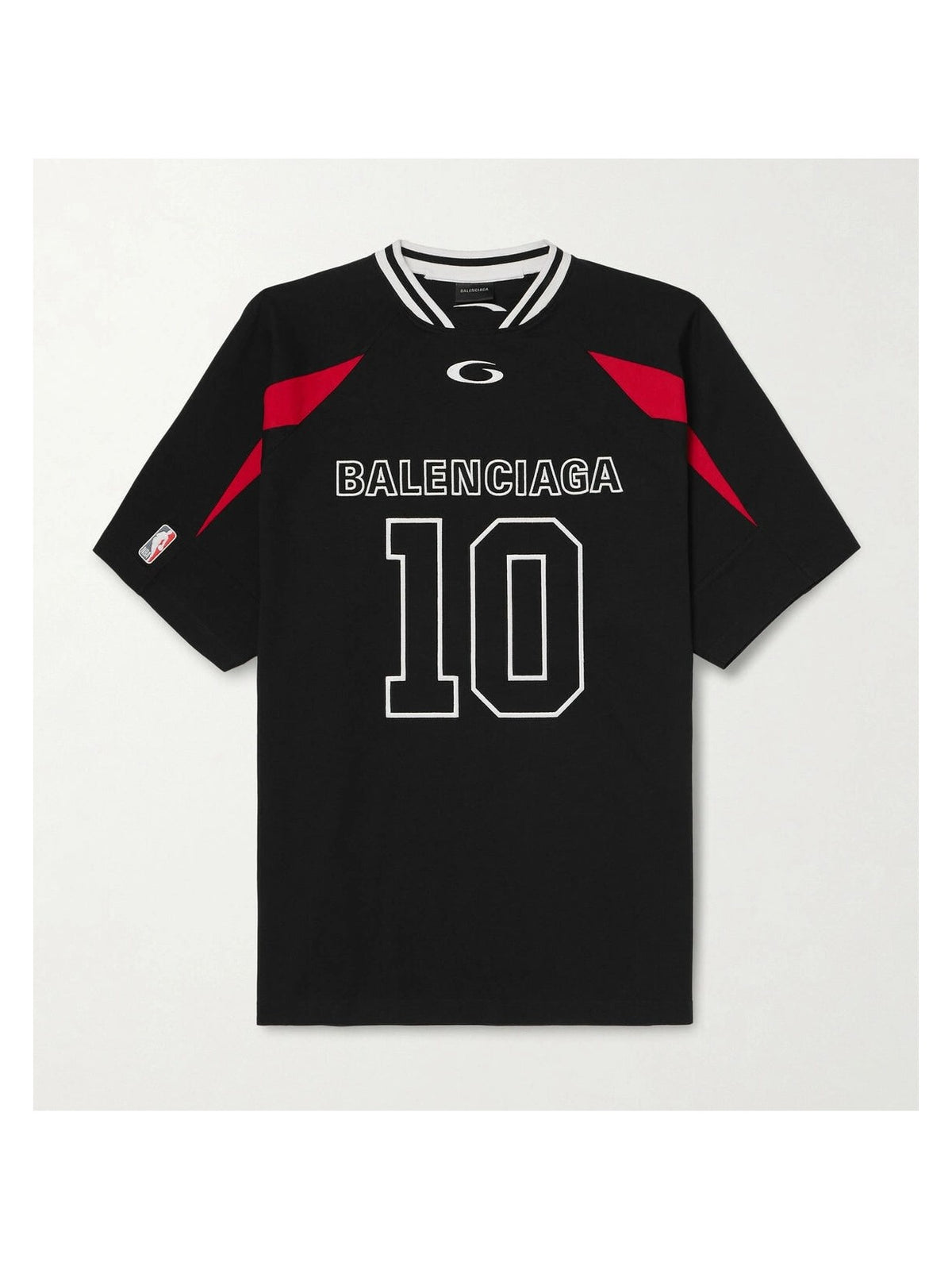 BALENCIAGA NBA OVERSIZE JERSEY BLACK