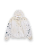 BALENCIAGA CLASSIC INK ZIP UP DUSTY WHITE